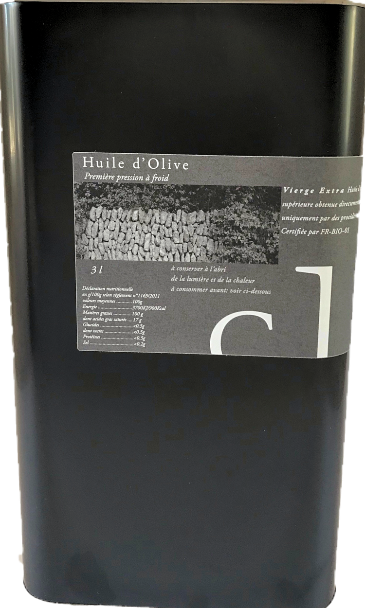 Huile d'Olive Bio - 3l bidon